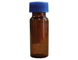 LCGC Screw Top Vials, Amber Glass, 9 mm Short Thread, 2 mL, Pre-Slit PTFE/Silicone Septum; 100/pk