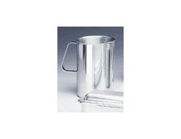 Cole-Parmer Stainless Steel Pouring Beaker, 3 qt