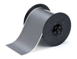 All Weather Permanent Adhesive Vinyl Label Tape for B30 Printers - 4" Gray