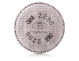 3M™ Advanced Particulate Filter 2296, P100, with Nuisance Level Acid Gas Relief 100 EA/Case