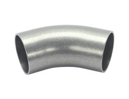 45 Degree Elbow Fitting, Buttweld, Tangents, 1 in. O.D., 304 Stainless Steel