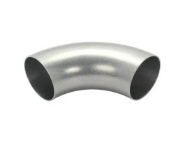 90 Degree Elbow Fitting, Buttweld, 2.5 inch O.D., 304 Stainless Steel