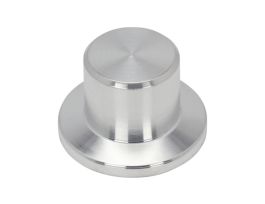 Blank Weld Stub Flange, ISO-KF Size NW16, 0.75 inch Length, Aluminum