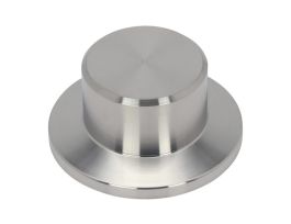 Blank Weld Stub Flange, ISO-KF Size NW25, 0.75 inch Length, 304 S.S.