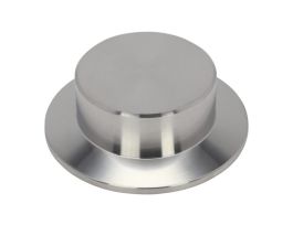Blank Weld Stub Flange, ISO-KF Size NW50, 1.0 inch Length, 304 S.S.