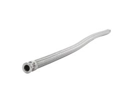 Braided Metal Hose, NW16 Size ISO-KF Flange, 40 in., Stainless Steel