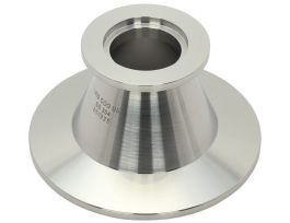 Conical Flange Reducer, ISO-KF Size NW50 to NW25, 304 Stainless Steel