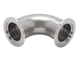 90 Degree Elbow Fitting, NW40 Size ISO-KF Flange, Standard Modulus