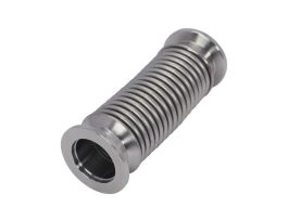 Bellows Hose, NW25 Size ISO-KF Flange, 78-100 mm, Stainless Steel