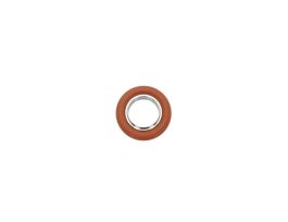 Centering Ring Seal Assembly, ISO-KF, NW16, Silicon O-ring, Stainless Steel