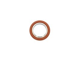 Centering Ring Seal Assembly, ISO-KF, NW25, Silicon O-ring, Stainless Steel
