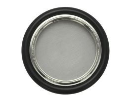 Centering Ring With Screen, NW40 Size ISO-KF Flange, Viton O-ring, S.S.
