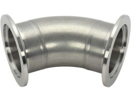 45 Degree Elbow Fitting, NW40 Size ISO-KF Vacuum Flange, 304 Stainless Steel