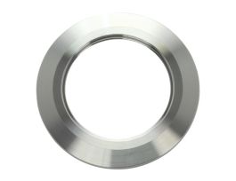 Bored Blank Flange, NW50 ISO-KF Flange, 2 in. Tube OD Bore, 304 S.S.