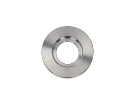 Bored Blank Flange, NW16 ISO-KF Flange, 0.5 in. Tube OD Bore, 304 S.S.