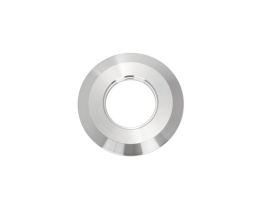 Bored Blank Flange, NW50 ISO-KF Flange, 1.5 in. Tube OD Bore, 304 S.S.