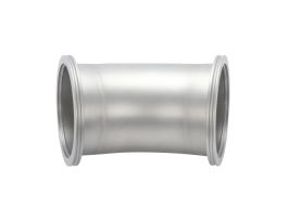45 Degree Elbow Fitting, NW160 Size ISO-MF Flange, Smooth Radius