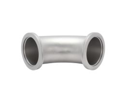 90 Degree Elbow Fitting, NW100 Size ISO-MF Flange, Smooth Radius