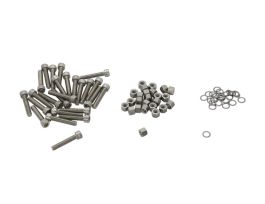 Flange Bolt and Nut Set, Thru Hole, 1.33 inch CF, 8-32 x 0.87 in., Qty 25