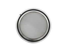 Centering Ring Seal Assembly, ISO-MF, NW100, Viton O-ring, 304 S.S., with Screen