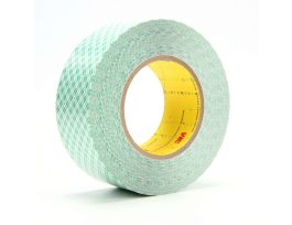 3M™ Double Coated Film Tape 9589, White, 2 in x 36 yd, 9 mil, 24 rolls per case