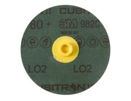 3M™ Cubitron™ II Roloc™ Fibre Disc 982C, 80+, TS, Red, 4 in, Die RS400BB, 25/Carton, 100 ea/Case