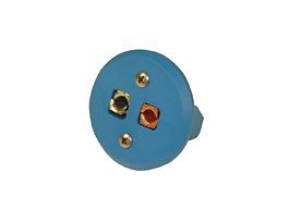 Panel-Mount Standard Connector, Type-T, Round, Female, 1/Ea