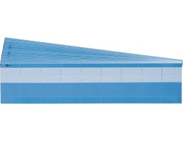 Write-On Self-Lam Vinyl Lbls 0.75in H x 1.5in W WT/CL 25/PK