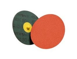 3M™ Cubitron™ II Roloc™ Fibre Disc 987C, 80+, TR, 4 in, Die R400BB, 25/Carton, 100 ea/Case