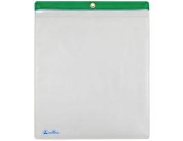 POUCH VINYL GREEN-HDR ESD 10INX12IN 10PK