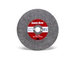 Scotch-Brite™ EXL PRO Unitized Wheel, EX-UW, 8A Coarse, 4 in x 3.5 mm x 5/8 in, 20 ea/Case
