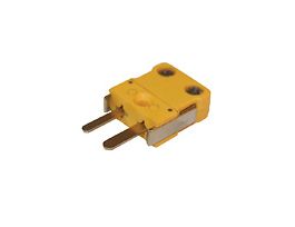 Locking Miniconnector, Type-K Thermocouple, Male, 1/Ea