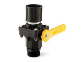 BALL VALVE FOR BURPLESS POLY DRUM FUNNEL