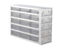 Upright Freezer Drawer Rack for Standard 2" Boxes, 3 x 5 Array