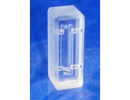 CUVETTE REFRACTOMETER FLOW UV QZ 2X10 UL