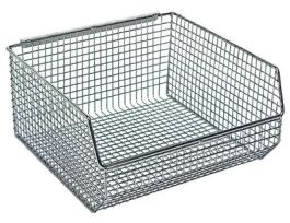 BIN WIRE MESH STACK/HANG 10-3/4X11X5IN