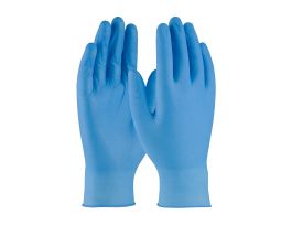 Ambi-Dex Disposable Nitrile, Food Grade, Bl., Textured, PF, 4 Mil, SM
