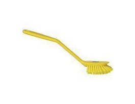DISH BRUSH MEDIUM SOFT YELLOW 10.80IN