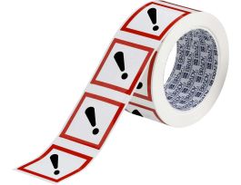 GHS Acute Toxic Picto Label, 2" H x 2" W x .035" D