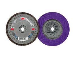 3M™ Flap Disc 769F, 80+, T29 Quick Change, 5 in x 5/8 in-11, 10 ea/Case