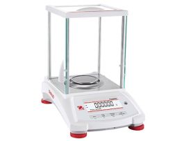 Pioneer Semi-Mirco Analytical Balance, 82/220g x 0.00001/0.0001g, Internal Calibration with Draftshield