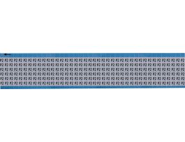 Letters and Numbers Scored Wire Marker Aluminum Foil Legend: P2 1800 Total