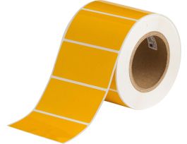 Harsh Environment Multi-Purpose Polyester Labels for 3" Core Printers - 2" x 4" Yellow