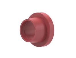 Flangeless Ferrule, Natural ETFE, 1/4" OD Tubing, 1/2-20 Flat-Bottom; 1/EA