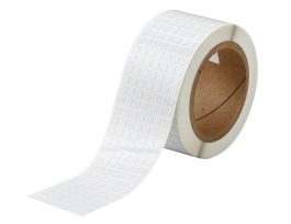 2 mil Polyimide Circuit Board Labels 0.25 in H x 0.25 in W White 20000/RL