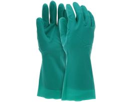 GLOVES NITRI-CHEM 11MIL GREEN NTRL DZ