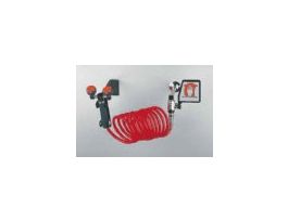 Wall-Mount Eyewash/Drench Hose Unit with Stay-Open Valve