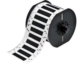 B33 Series PermaSleeve High Temp PVDF Wire Marking Sleeves, 0.25" Dia x 2" W, Black