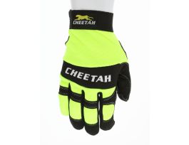 GLOVES MULTI-TASK LEATHER LIME 1PR