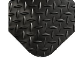 MAT DIAM-PLATED BEV 5X75FT BLK